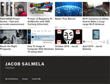 Tablet Screenshot of jacobsalmela.com
